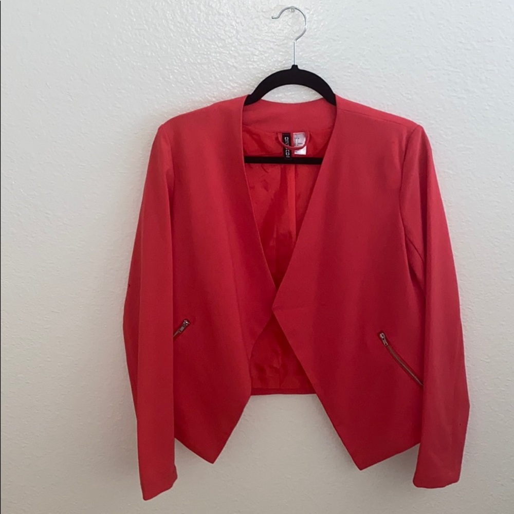 H&M Coral Blazer - Size 6